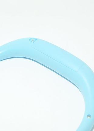 Портативний міні вентилятор на шию usb neck fan blue5 фото