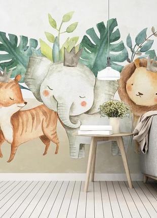 Фотообои детские "счастливые друзья"