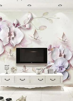3d фотошкіри "ніжно-лілові орхідеї"