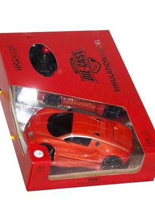Уцінка машина "bugatti" на радіоуправлінні jt toys (jt0133) порвана слюда, працює від батарейок