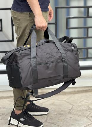 Спортивна сумка-рюкзак щільна тканина ручна поклажа в зал в дорогу для тренувань чол\жін4 фото