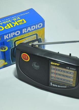 Радіоприймач kipo kb-308 ac2 фото