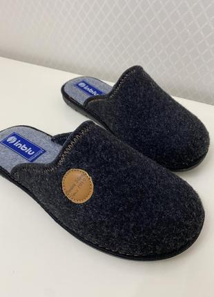 Чоловічі повстяні капці інблу inblu,гнучка підошва (поліуретан)