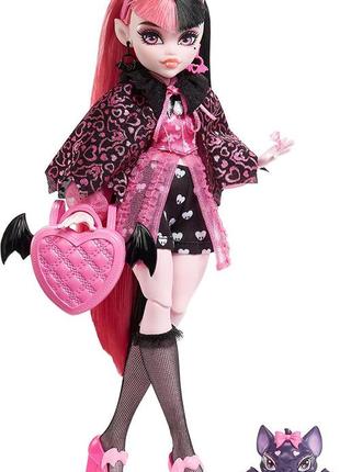 Кукла монстер хай дракулаура monster high draculaura posable fashion doll hhk51 оригинал!