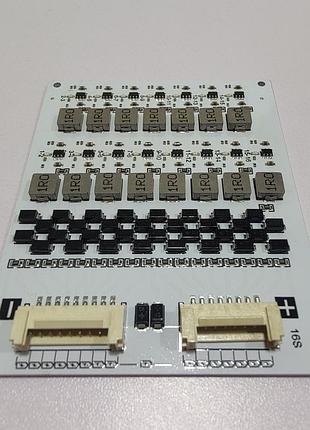 Балансир активний 16s 1.2a li-ion lifepo4 еквалайзер акумуляторів індуктивний