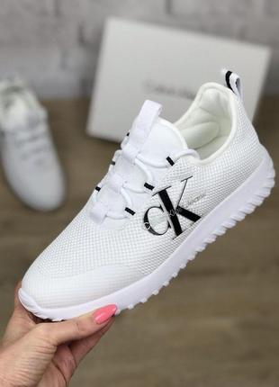 Кроссовки женские calvin klein patris white белые оригинал