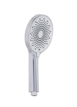 Лійка для ручного душу qtap rucni 120 мм округла qtruc125crm45775 chrome/white