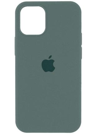 Чохол для смартфона silicone full case aa open cam for apple iphone 14 pro max 46,pine green