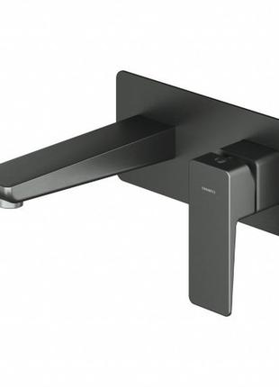 Смеситель для умывальника монтажа omnires parma grafit (pm7415gr)