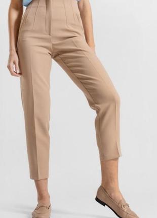 Женские брюки zara, брюки брюки женские базовые бежевые