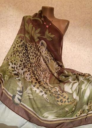 Шарф-платок джунгли