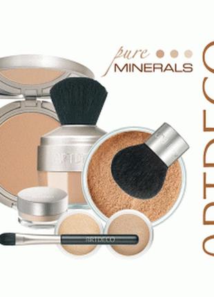 Пудра для лица artdeco hydra mineral compact foundation 70 - fresh beige, сменный блок5 фото