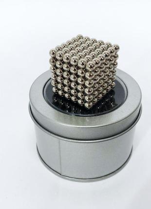 Магнитная головоломка конструктор антистресс нео neocube серебристый, магнитный mk-772 куб neocube