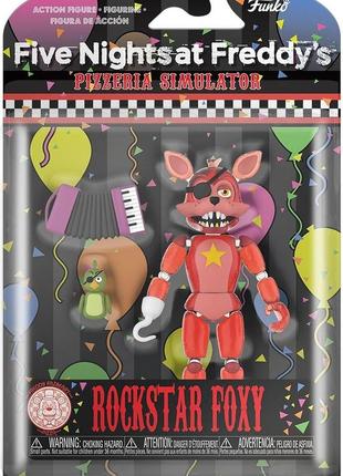 Фигурка фанко  рокстар фокси серия пять ночей с фредди funko five nights at freddy's  foxy ‎45638