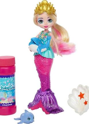 Ігровий набір енчатімалс з русалочкою бульбашки enchantimals bubblin' atlantia mermaid bubble maker doll hft24