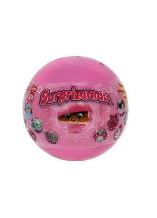 Мягкая игрушка-сюрприз в шаре s14 surprizamals su03255-5036 в ассортименте 11 героев