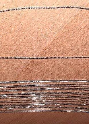 Ланцюжок на шию. колір "срібло" 45 см