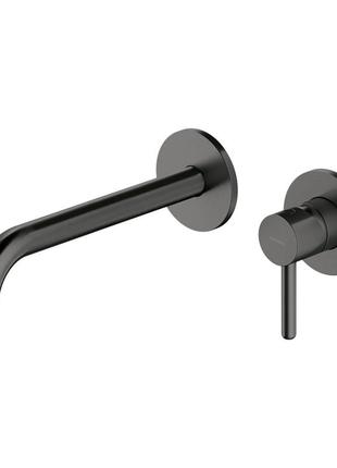 Змішувач для умивальника прихованого монтажу omnires y graphite (y1215hlgr)