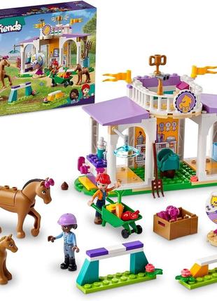 Конструктор лего френдс тренировка лошади lego friends horse training 41746