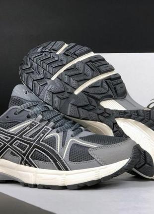 Женские кроссовки asics gel kahana 8 grey серые спортивные кроссовки асикс гель кахана 8 на лето4 фото