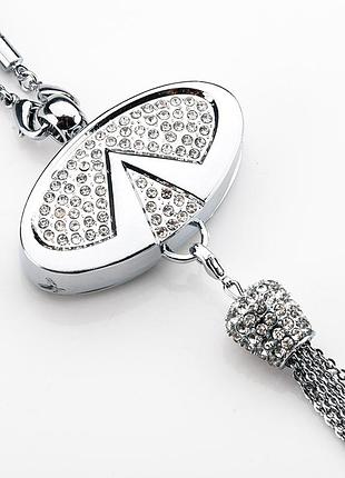 Ароматизатор подвеска со стразами в автомобиле, подвеска на зеркало с логотипом авто. infiniti