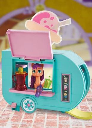 Игровой набор май лител пони санни старскаут минигрузовик для смузи my little pony smoothie truck 	f63393 фото
