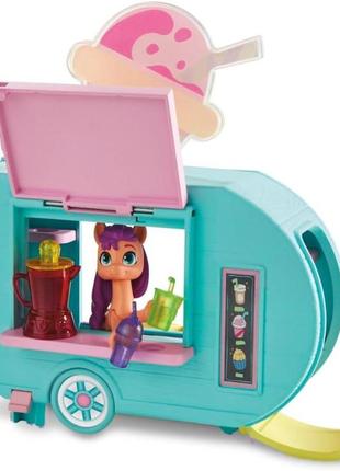 Игровой набор май лител пони санни старскаут минигрузовик для смузи my little pony smoothie truck 	f63395 фото