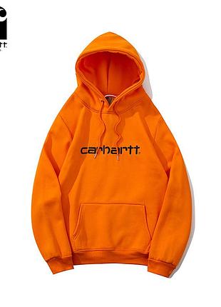 Худи carhartt: size l молодежный стиль orange color