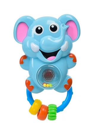 Детская погремушка hb 0018 14cм слон