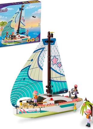 Лего френдс приключения стефани на яхте lego friends 41716