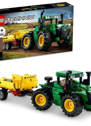 Лего технік трактор джон дір lego john deere 9620r 4wd tractor 42136