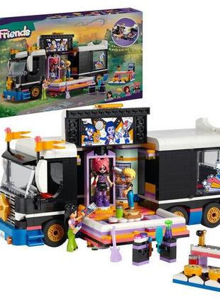 Конструктор лего френдс музыкальный  автобус поп-звезды lego friends pop star music tour bus 42619