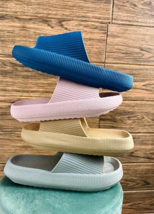 Женские тапки шлепанцы shoozy ,синие, розовые, оранжевые