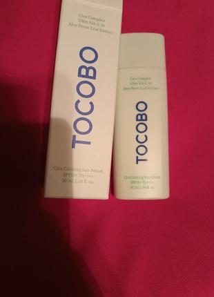 Tocobo cica calming sun serum – сонцезахисна сироватка з центеллою spf50+ pa++++ 50
