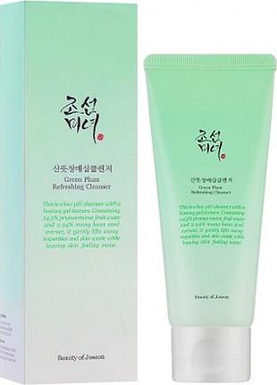 Beauty of joseon - освежающее средство для умывания лица - green plum refreshing cleanser - 100ml