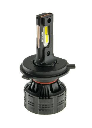Светодиодная лампа головного света decker led pl-03 h4 5000k 12000lm (цена за пару)