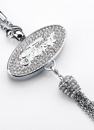 Ароматизатор подвеска со стразами в автомобиле, подвеска на зеркало с логотипом авто. ford