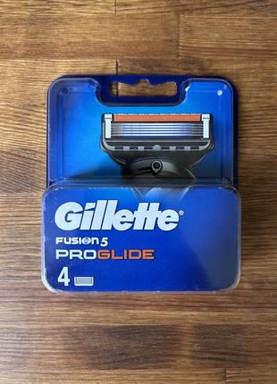 Оригінальні змінні картриджі (леза) gillette fusion5 proglide 4шт