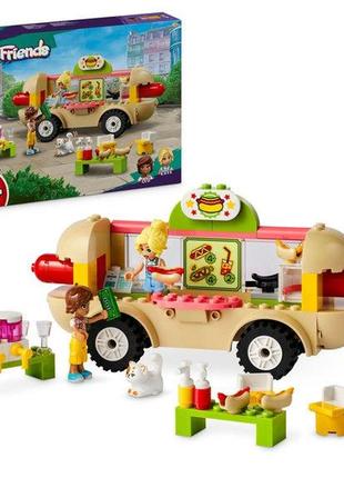 Конструктор лего френдс грузовик с едой для хот-догов lego friends 42633