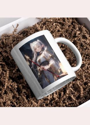 Кружка аниме фрайрен фрирен sousou no frieren (18639)