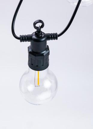 Гирлянда с круглыми лампочками гирлянда уличная 5 метров уличная гирлянда с большими лампами