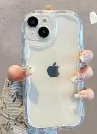 Панель хвиляста для apple iphone 11 прозора