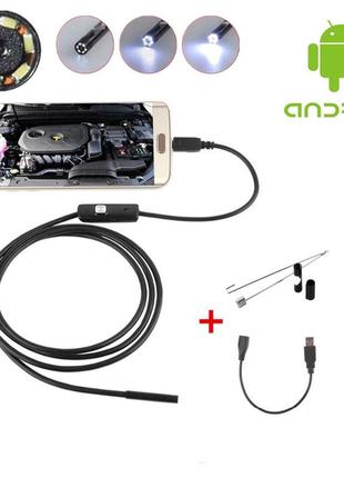 Ендоскоп камера борескоп ukc endoscope android and pc 5.5 мм 2 метри