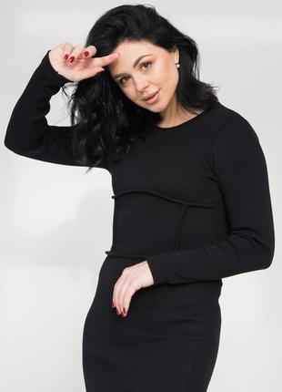 Платье черное