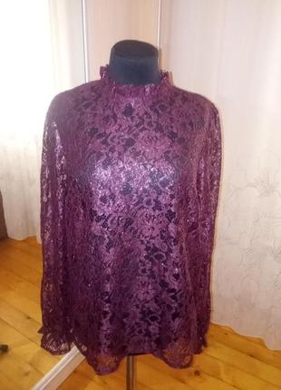 Блузка мереживна