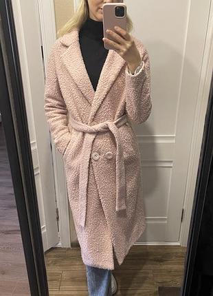 Демисезонное шерстяное пальто