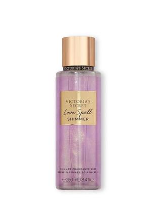 Парфюмированный мист для тела love spell shimmer victoria's secret