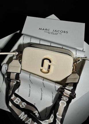 Сумка marc jacobs the snapshot beige1 фото