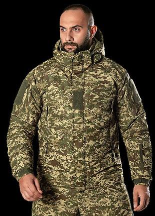 Сamotec куртка defender 7 level хищник, тактическая зимняя куртка, военная теплая куртка на зиму мужская