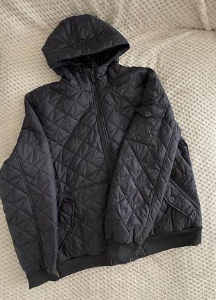 Мужская стеганная куртка karl lagerfeld осень-весна, оригинал, размер л, ветровка